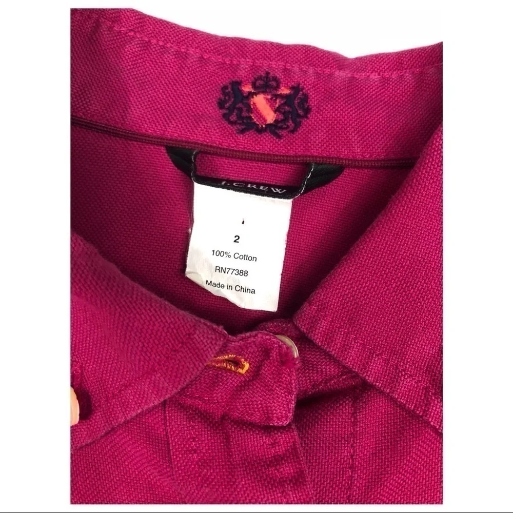 J CREW PINK OXFORD SHIRT, PINK COTTON LONG-SLEEVE SHIRT